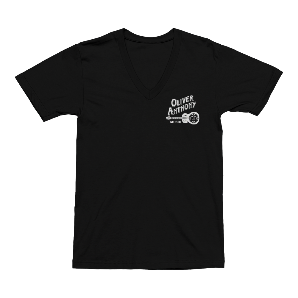 OAM Logo Women's V-Neck (Black)