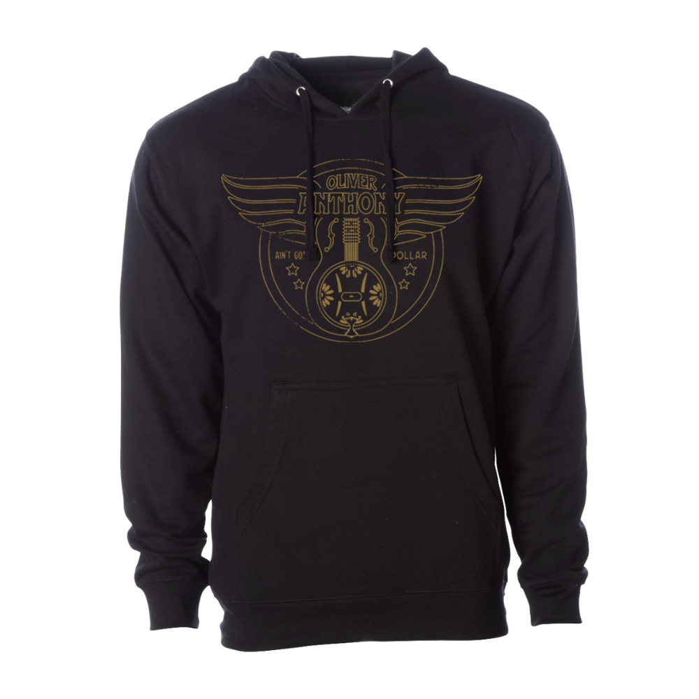 Ain't Gotta Dollar Pullover Hoodie (Black)