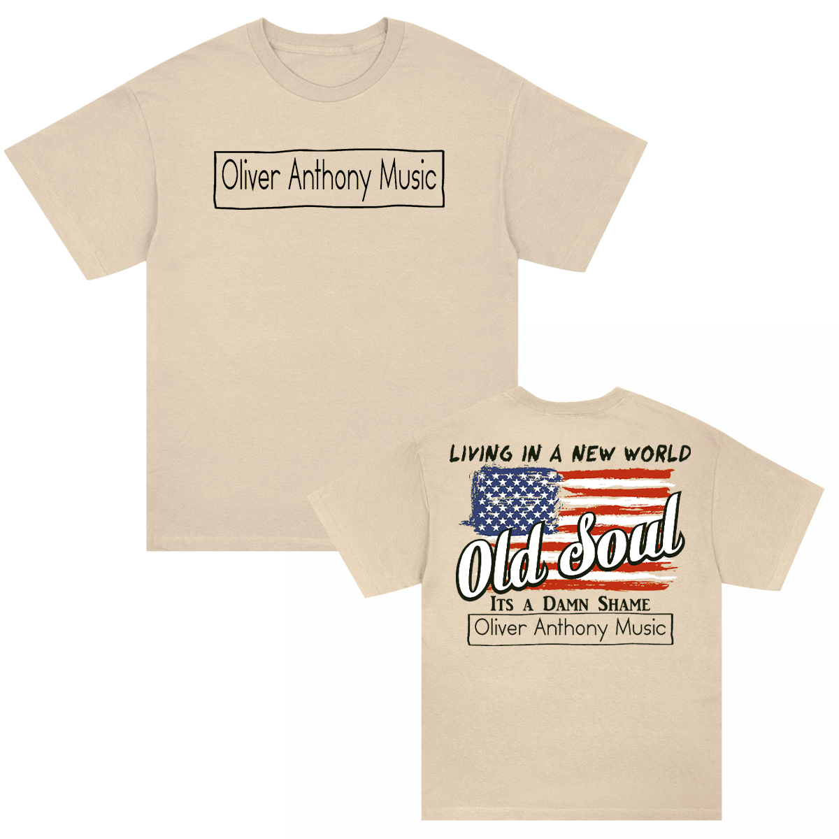 New World Old Soul T-Shirt (Sand)