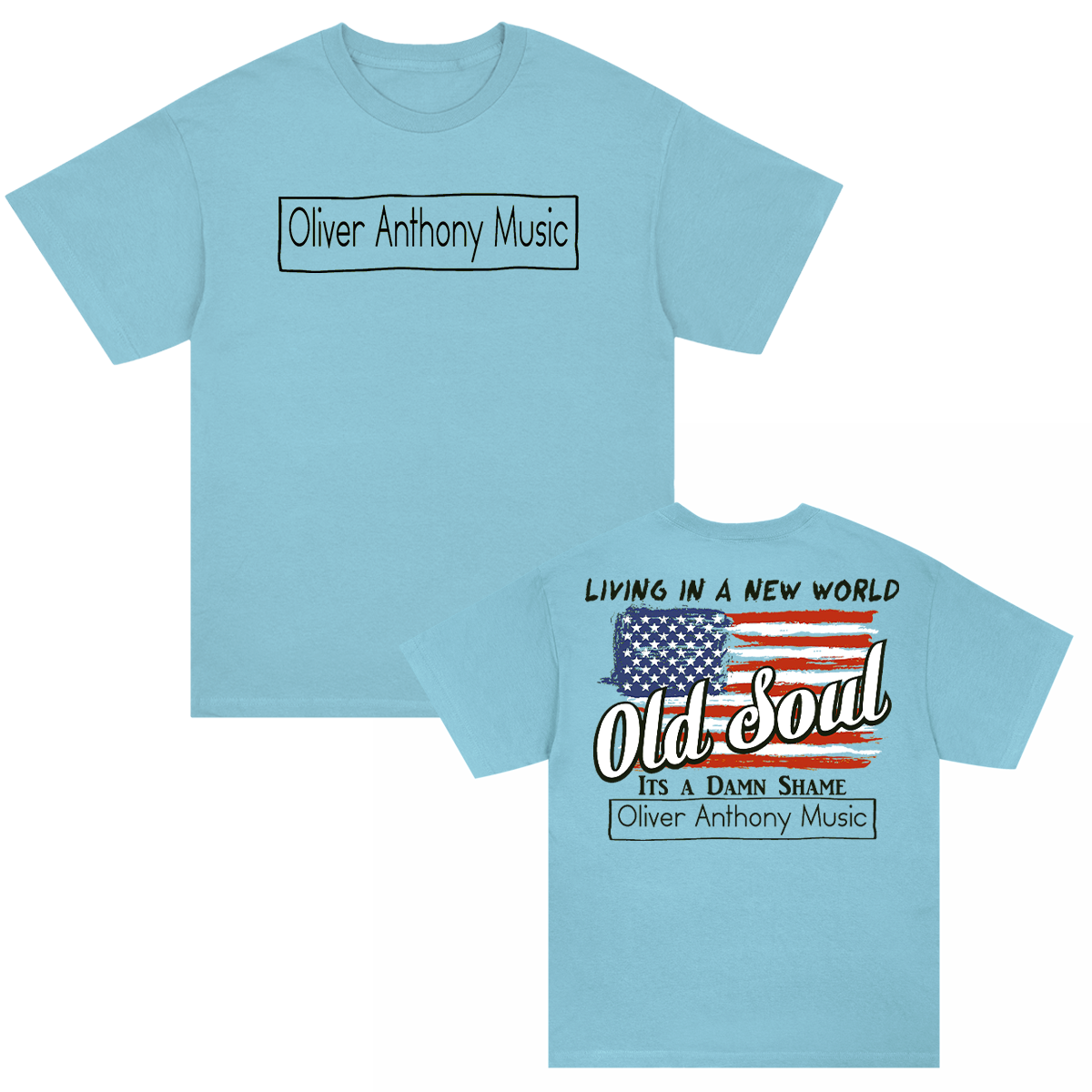 New World Old Soul T-Shirt (Sky Blue)
