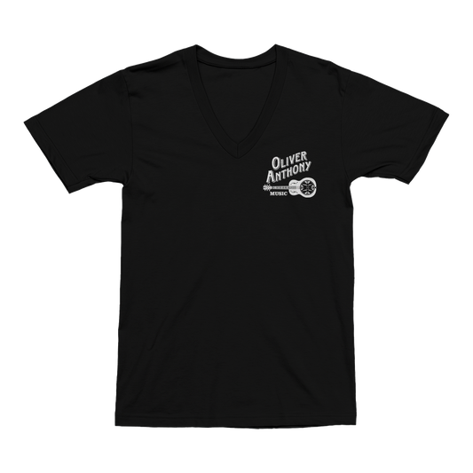 OAM Logo Women's V-Neck (Black)