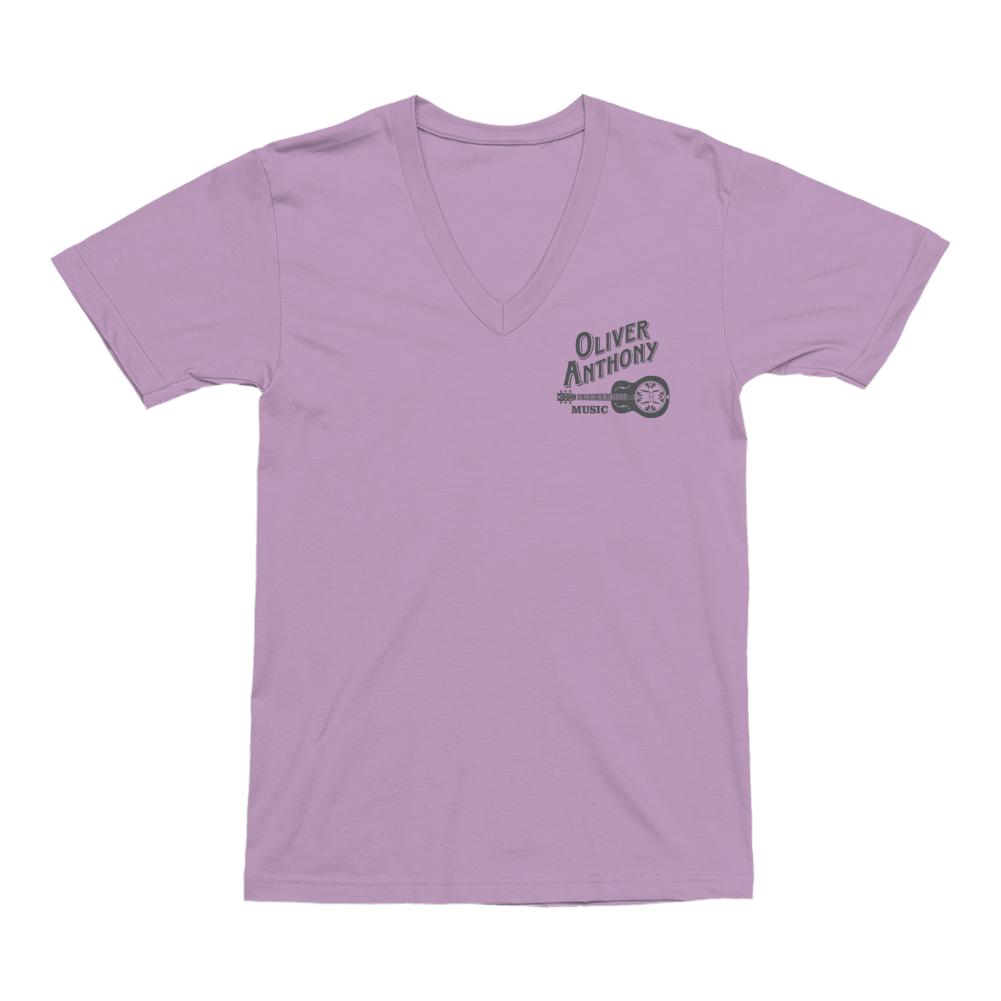 OAM Logo Women's V-Neck (Lilac)