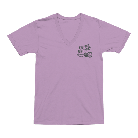 OAM Logo Women's V-Neck (Lilac)