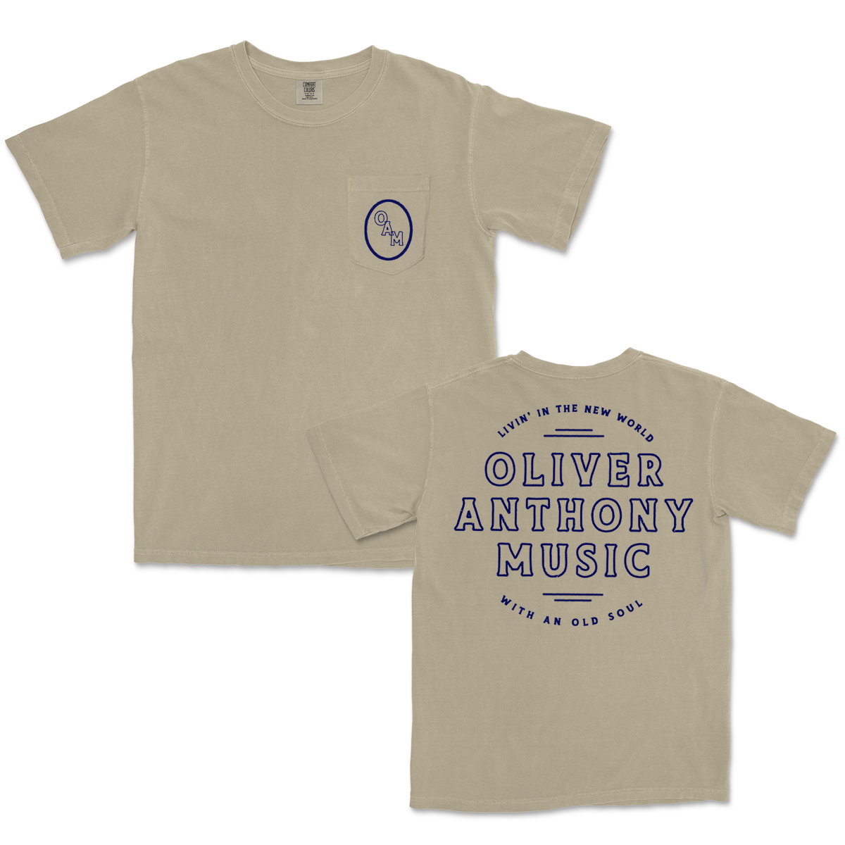 New World Old Soul OAM T-Shirt (Khaki)