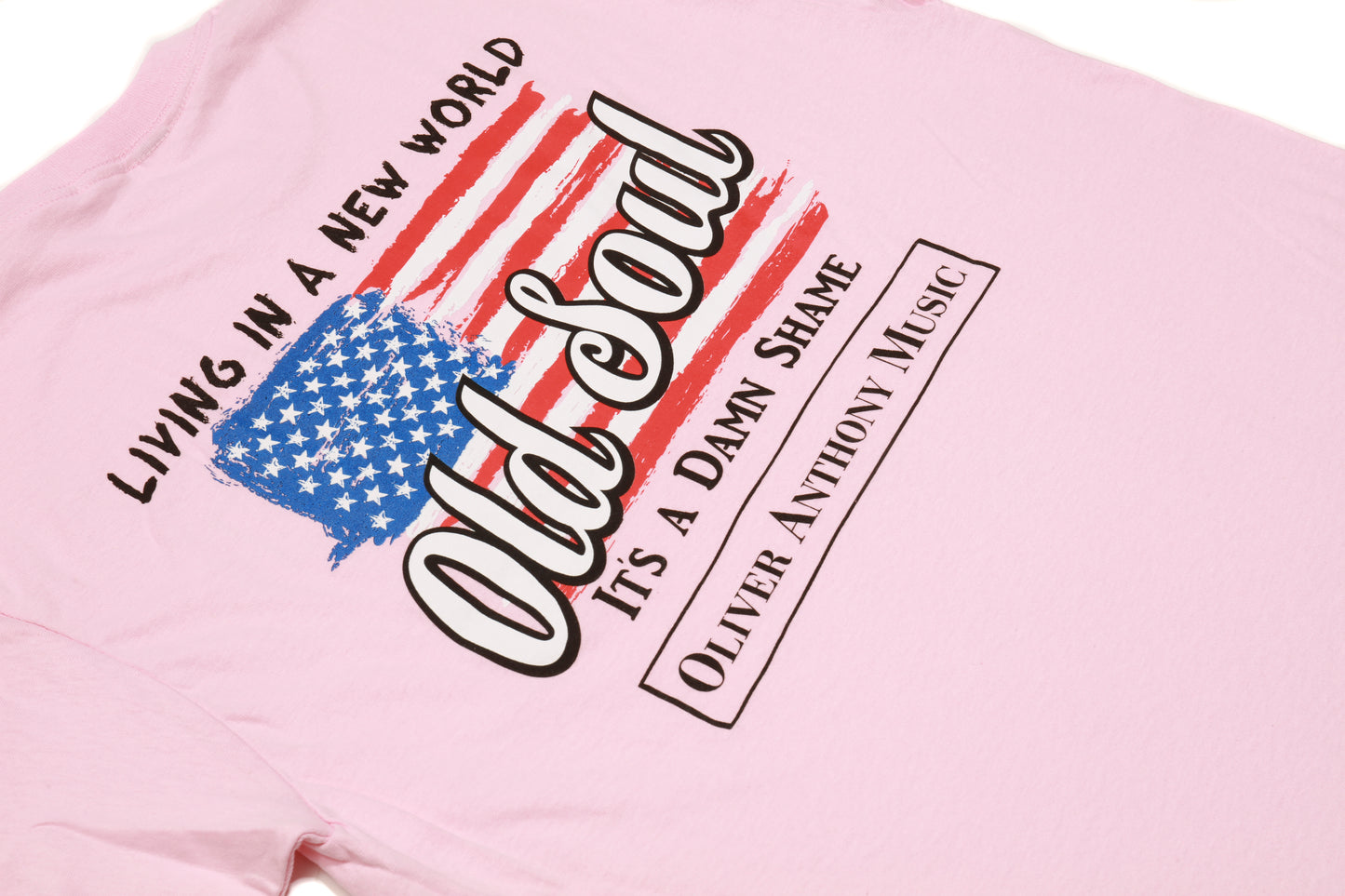 New World Old Soul T-Shirt (Light Pink)