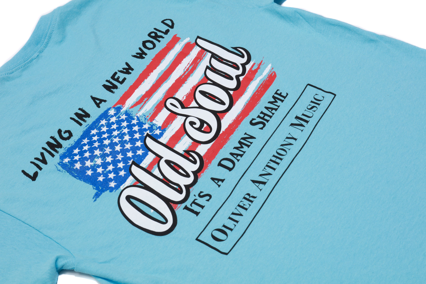 New World Old Soul T-Shirt (Sky Blue)