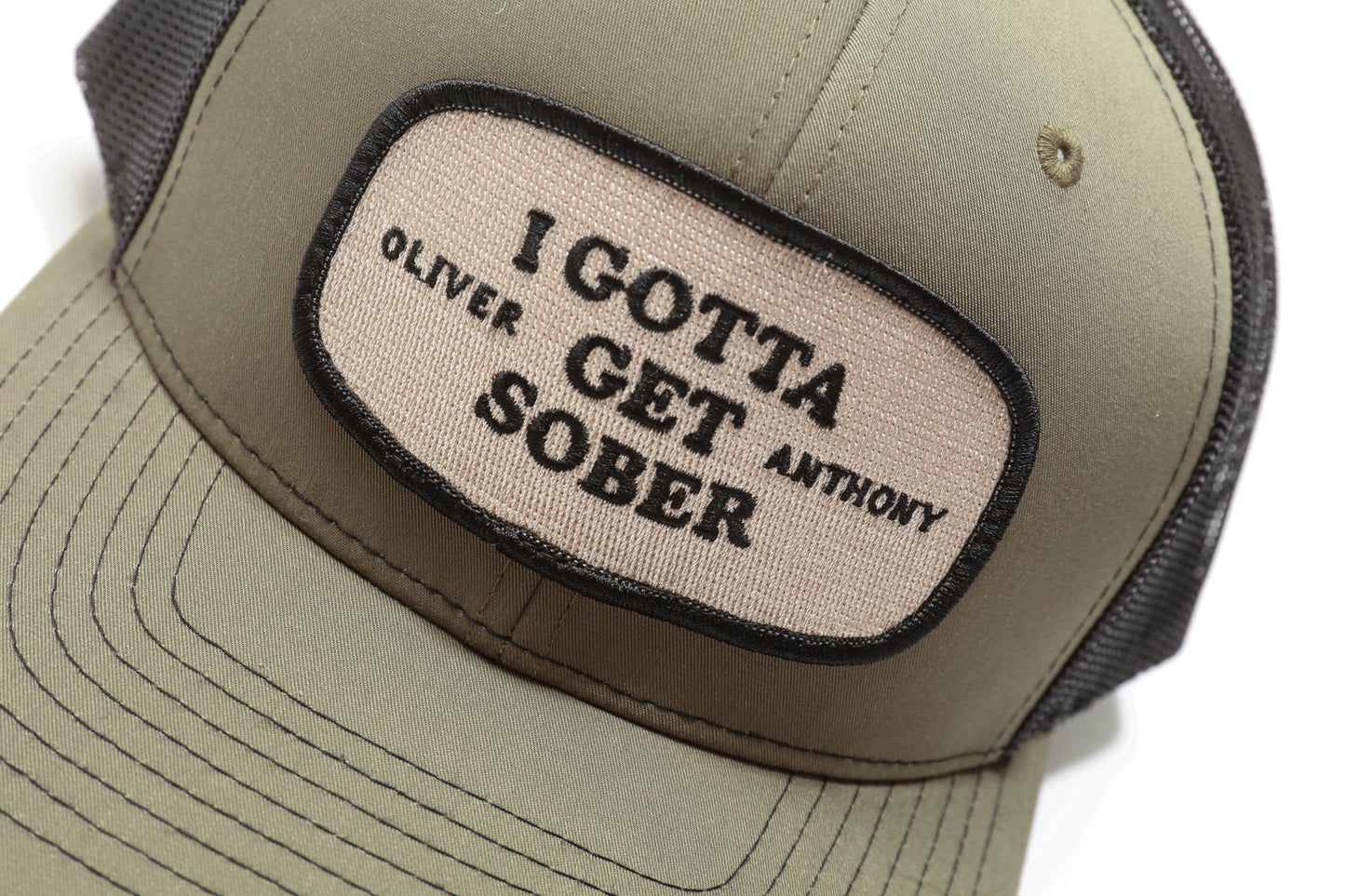 Gotta Get Sober Trucker Hat (Olive)