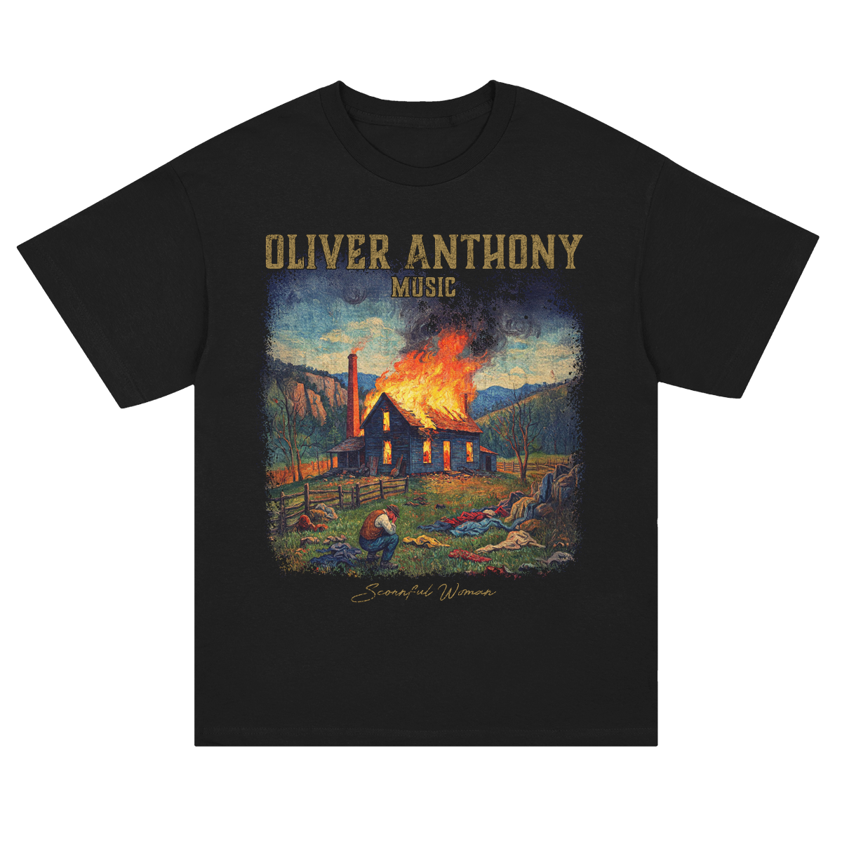 Scornful Woman T-Shirt (Black)